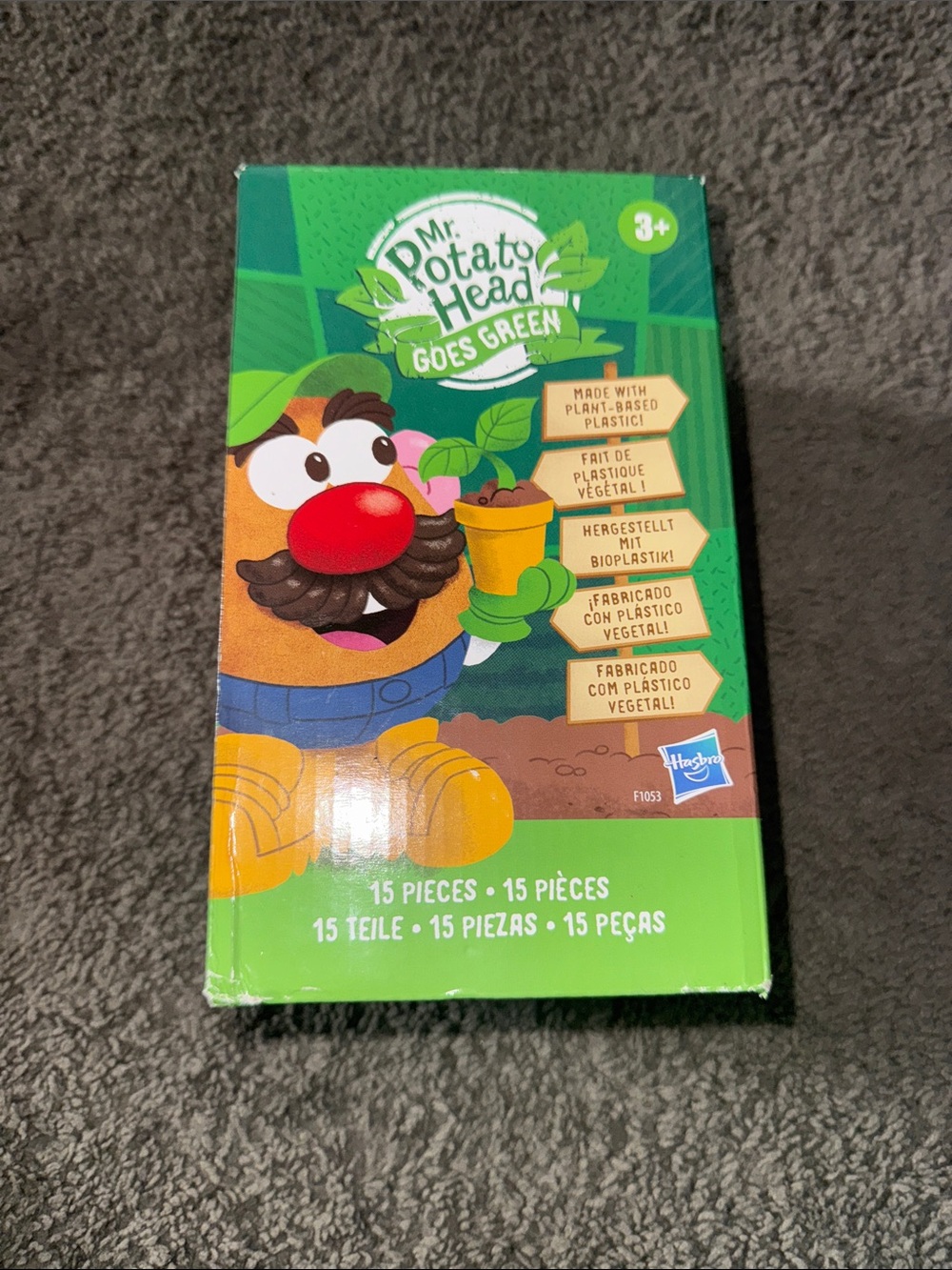Hasbro Mr. Potato Head Goes Green Toy Set - Green, Red, Yellow, Brown, Blue